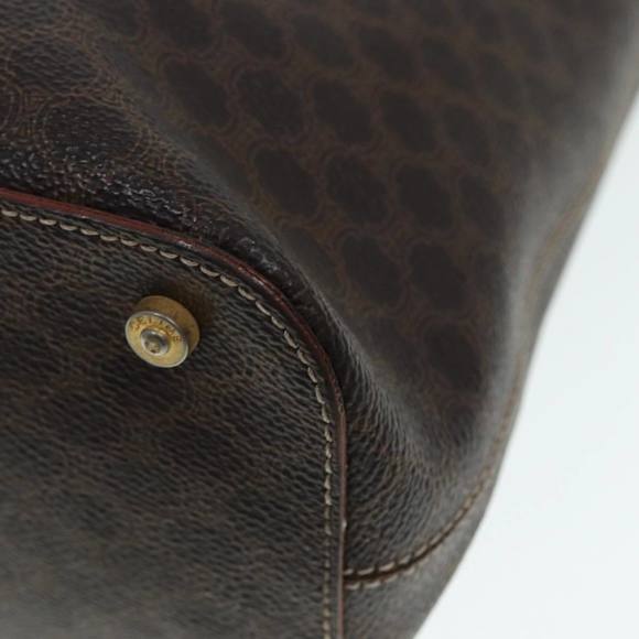 CELINE Macadam Canvas Hand Bag PVC Brown Auth 89285 - Picture 16 of 16